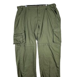 Boy Scouts Of America Cargo Pants Womens 24W Green Convertible Uniform 44x30